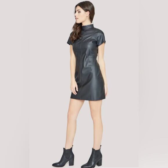 Lost + Wander | Wildest Dreamer Faux Leather Dress - Picture 3 of 9